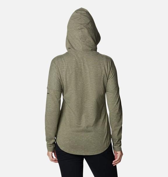 Columbia Cades Cove Hoodies Green For Women's NZ7439 New Zealand